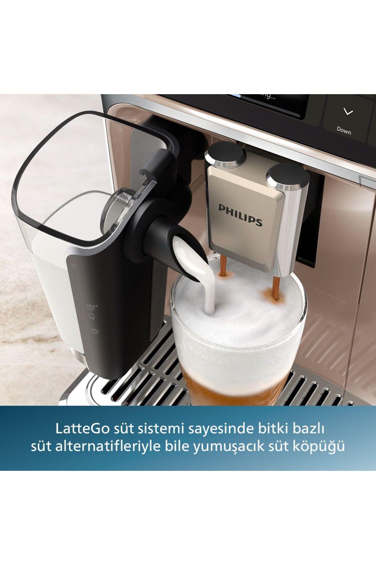 5500 Serisi LatteGo Tam Otomatik Espresso Makinesi, 20 Sıcak ve Soğuk İçecek, EP5543/80