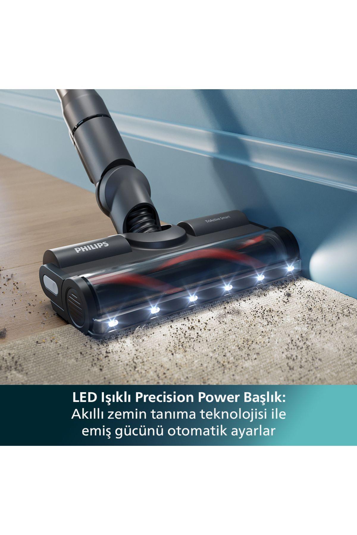 6000 Serisi Kablosuz Dikey Süpürge, PowerCyclone 11, 64 Dakika Kullanım Süresi, XC6552/01