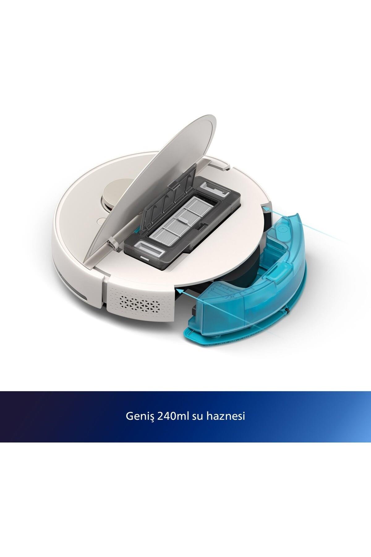 7000 Serisi HomeRun Aqua Islak Kuru Robot Süpürge, Sarj İstasyonlu, XU7000/02