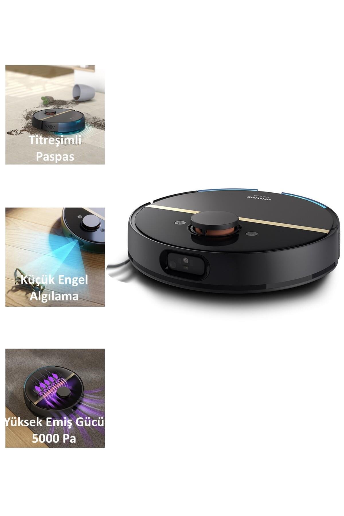 7000 Serisi HomeRun Aqua Islak Kuru Robot Süpürge, Sarj İstasyonlu, XU7000/01