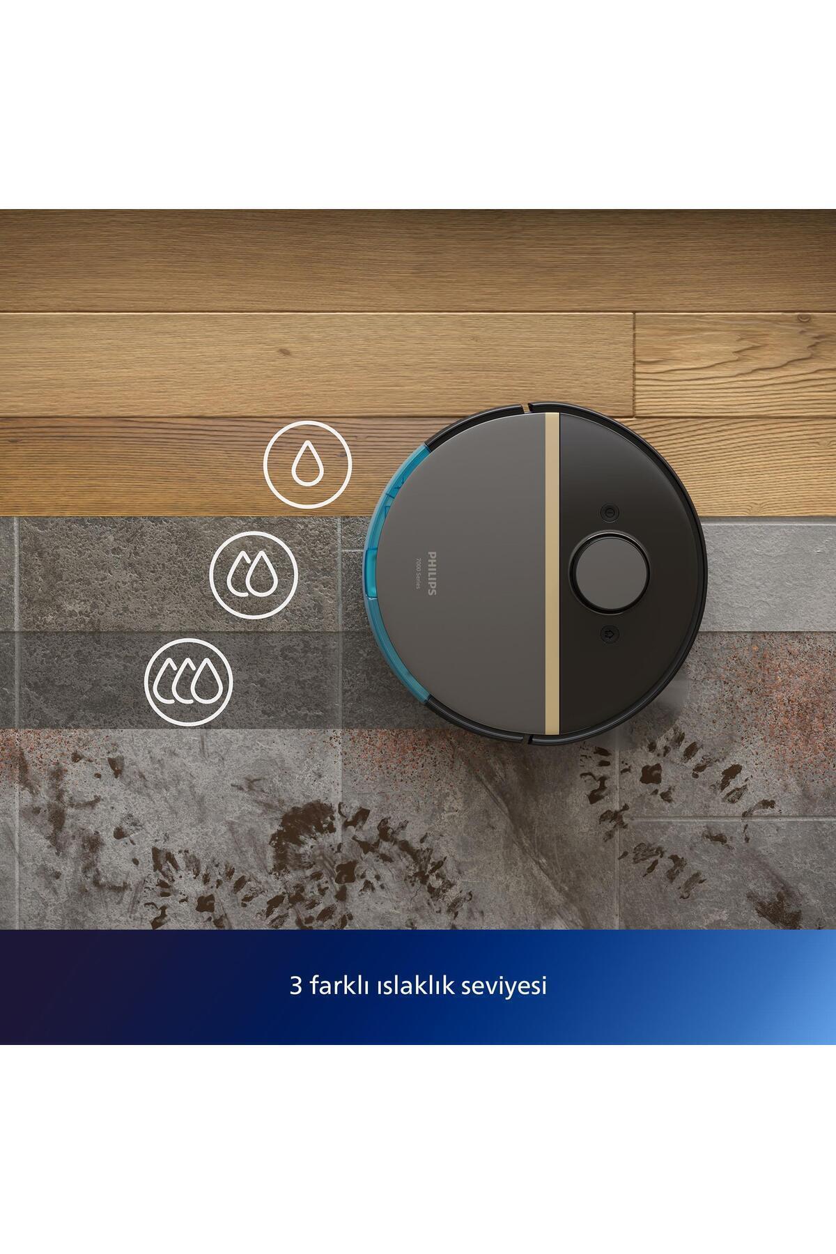 7000 Serisi HomeRun Aqua Islak Kuru Robot Süpürge, Sarj İstasyonlu, XU7000/01