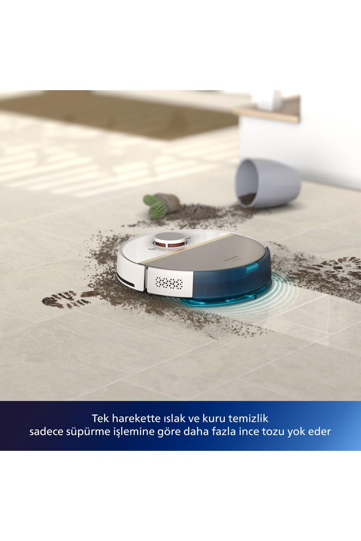 7000 Serisi HomeRun Aqua Islak Kuru Robot Süpürge, Sarj İstasyonlu, XU7000/02