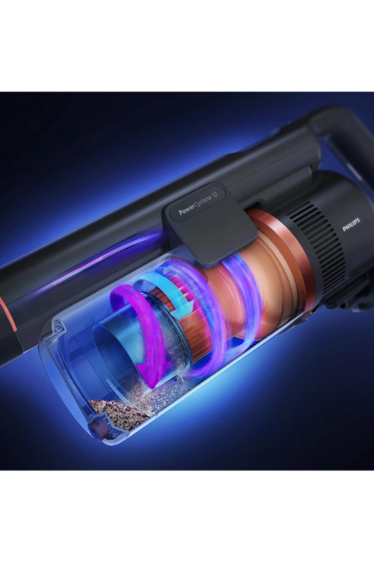 8000 Serisi Aqua Plus Kablosuz Dik Süpürge, 25.2 V, 80 dk'ya Kadar Çalışma Süresi, XC8053/01