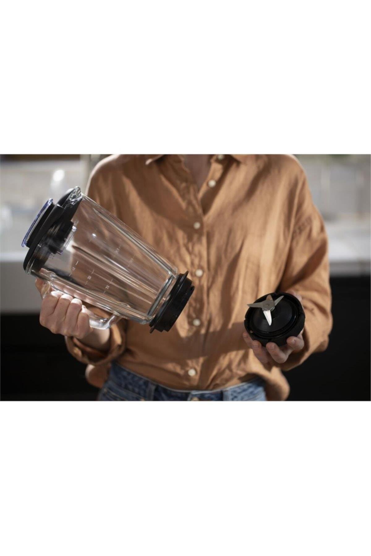 BL46EN Eco Respect Cam Sürahili Blender