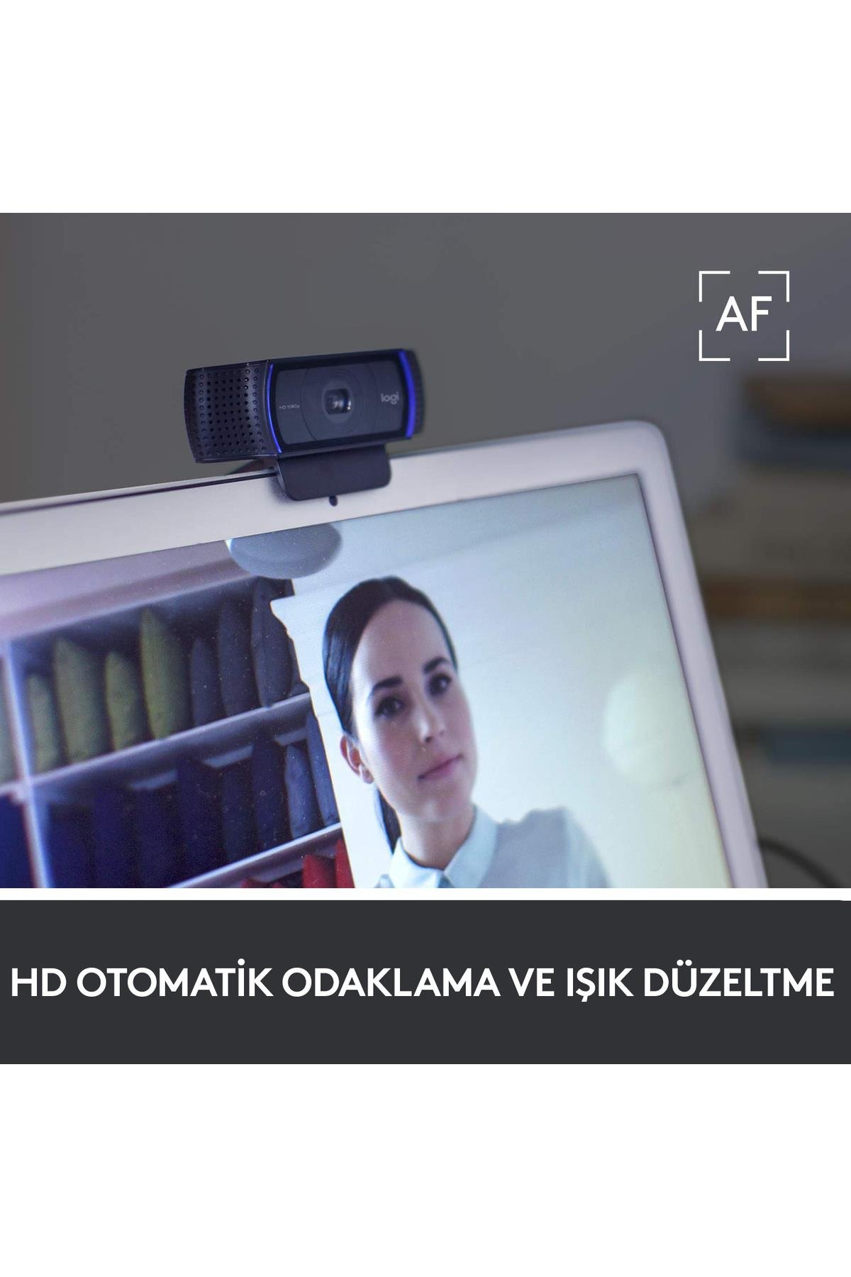 C920 PRO HD 1080p Stereo Ses ile Web Kamerası - Siyah