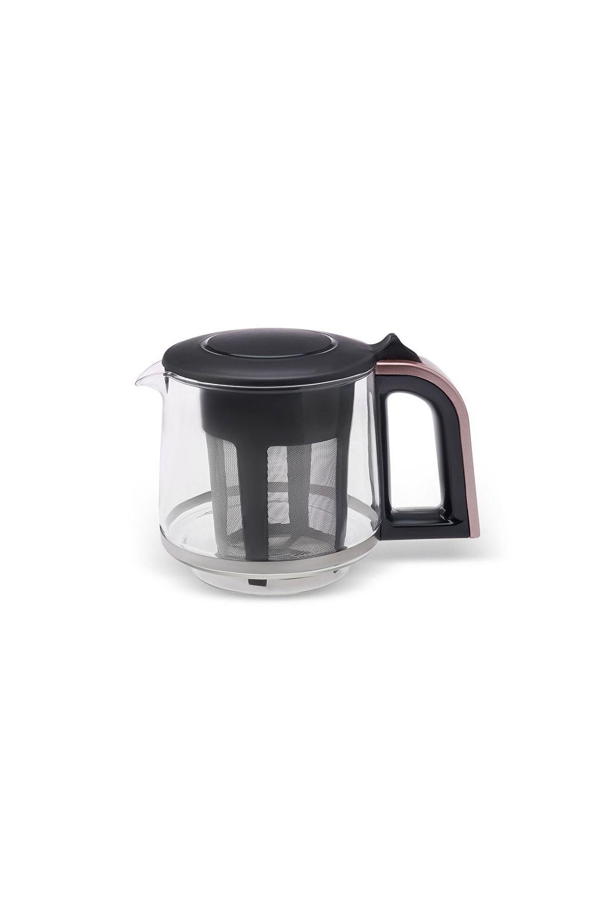 Çaysever 3 in 1 Konuşan Cam Çay Makinesi Su Isıtıcı ve Mama Suyu Hazırlama 1700W Black