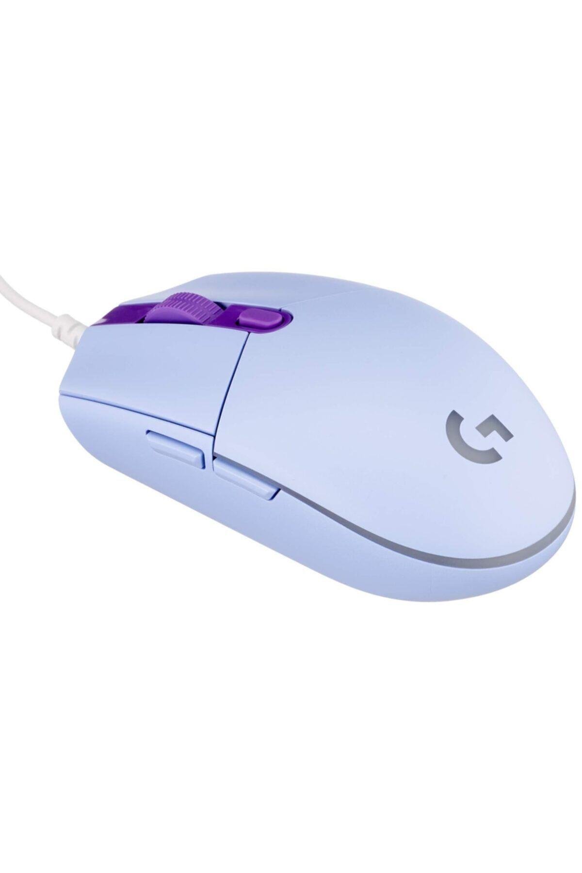 G203 Lightsync Kablolu Oyuncu Mouse Lila