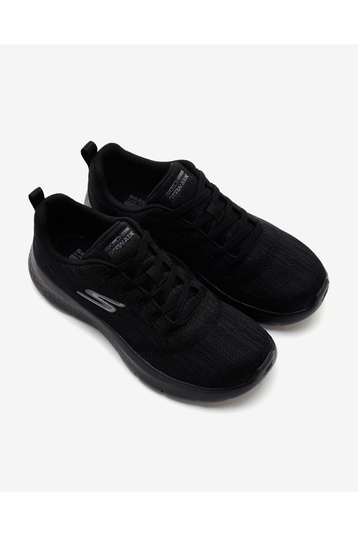 Go Walk Flex - Striking Look Kadın Siyah Yürüyüş Ayakkabısı 124960tk Bbk