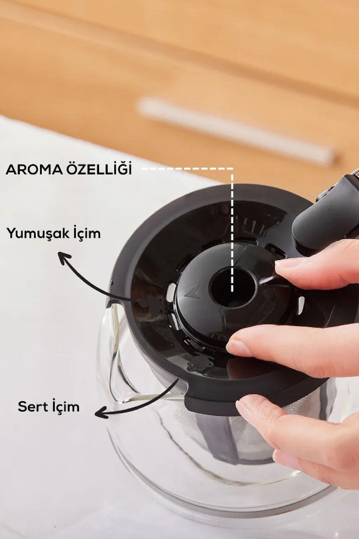 Hatır Plus Mod 5 In 1 Konuşan Kahve Ve Çay Makinesi Black Chrome
