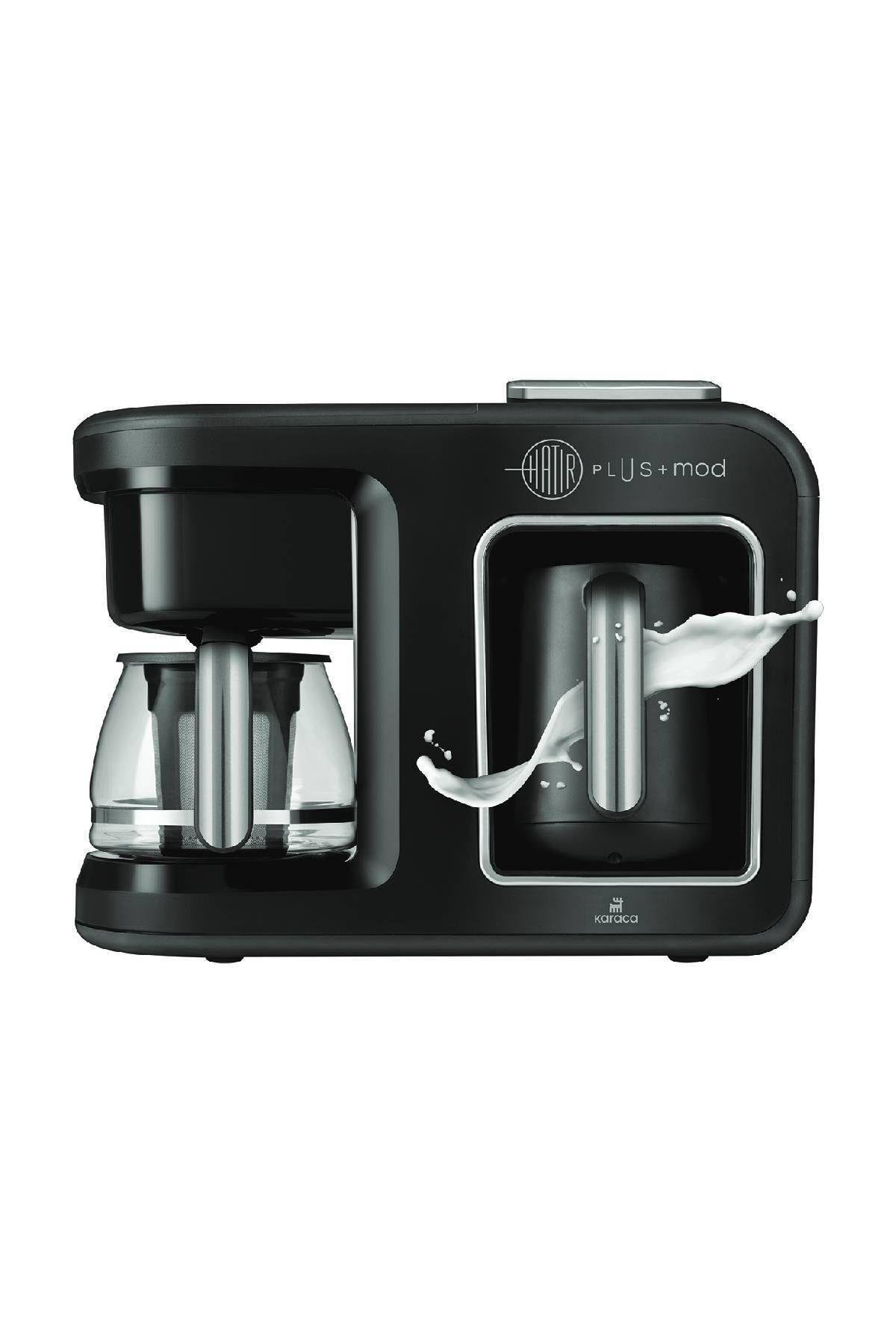 Hatır Plus Mod 5 In 1 Konuşan Kahve Ve Çay Makinesi Black Chrome