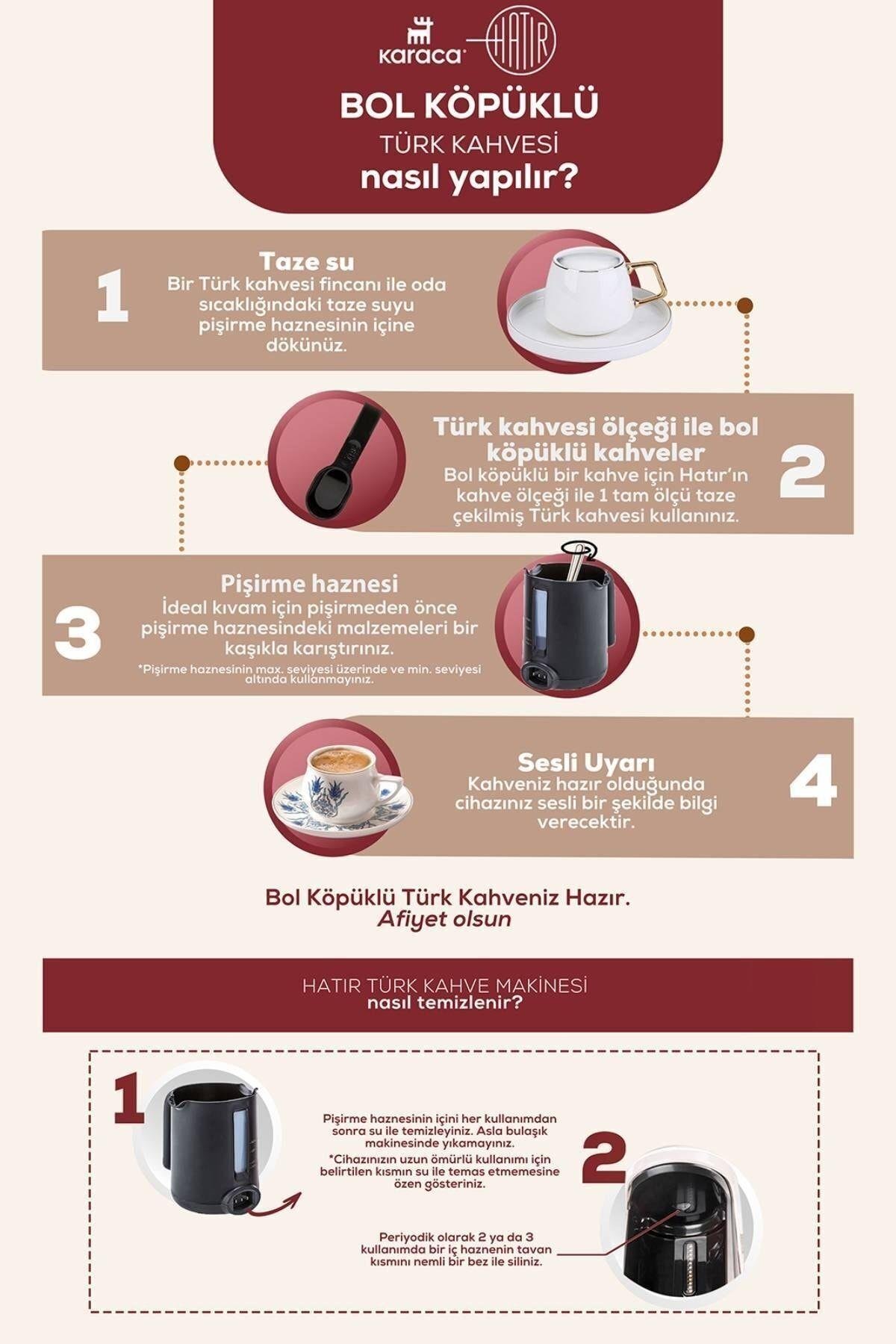 Hatır Plus Mod 5 In 1 Konuşan Kahve Ve Çay Makinesi Black Chrome