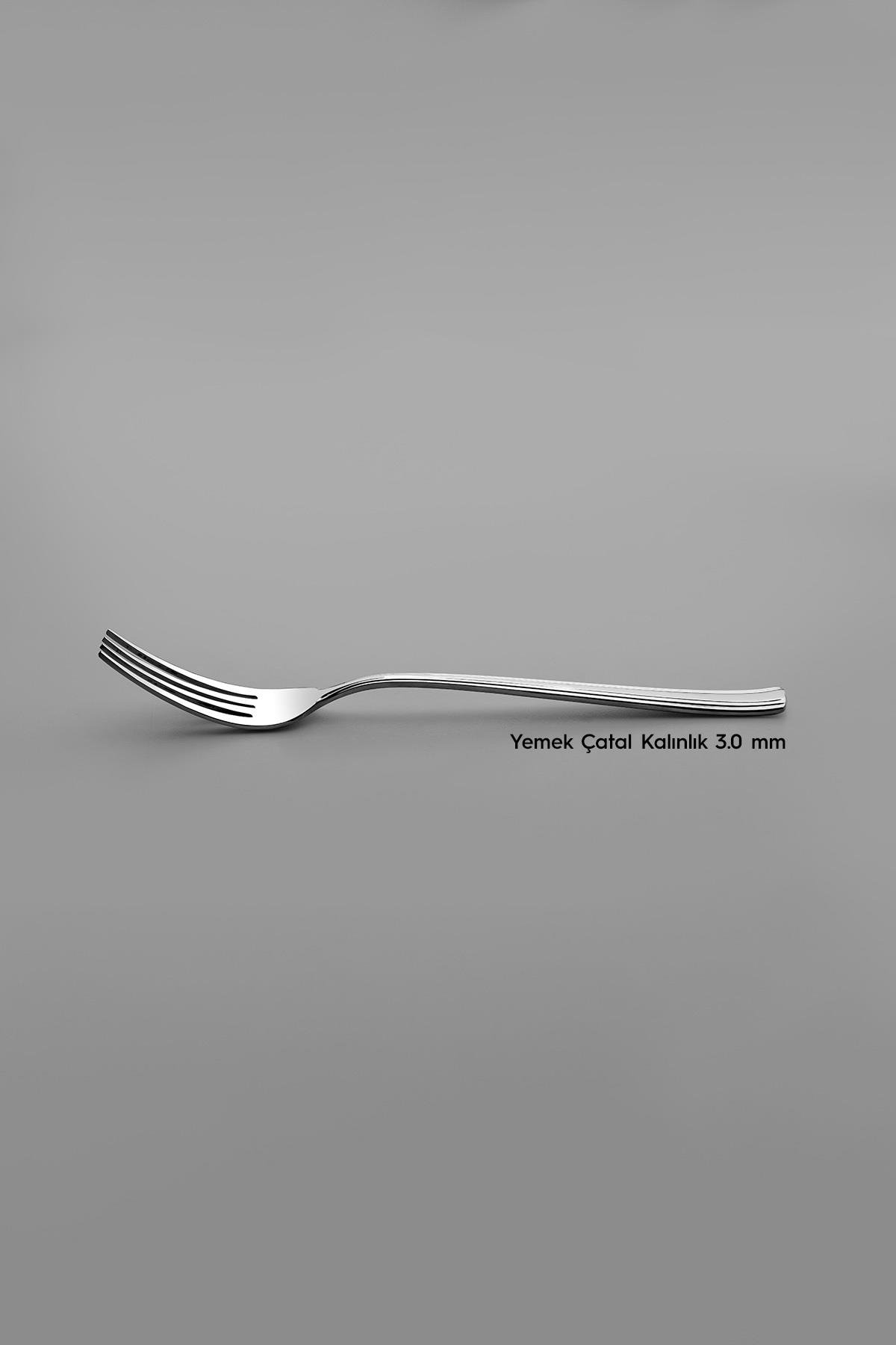 Katre Sade 12 Kişilik 72 Parça Çatal Kaşık Bıçak Takımı