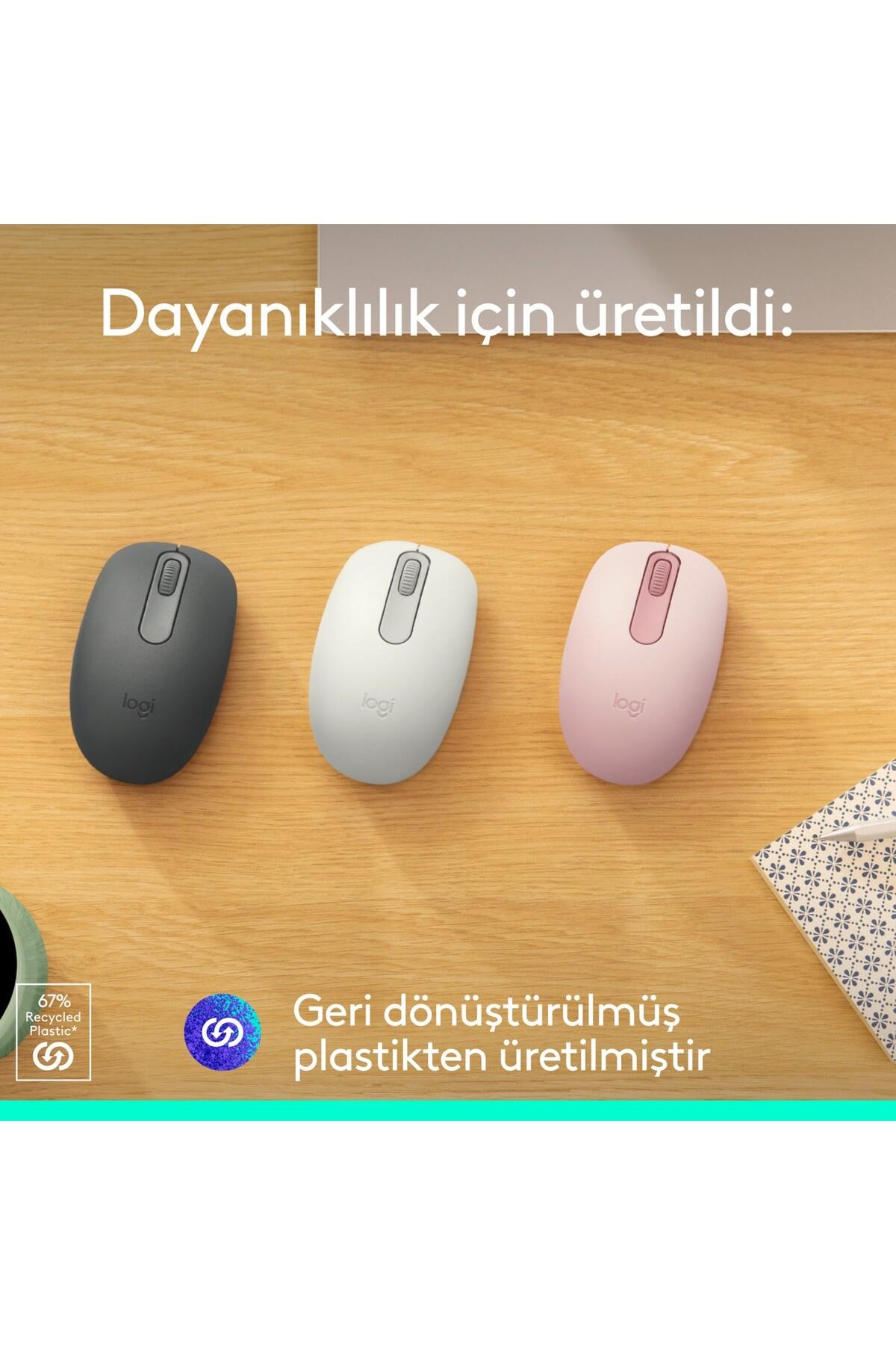 M196 Bluetooth Kablosuz Kompakt Pc ve Mac ile Uyumlu Mouse - Siyah