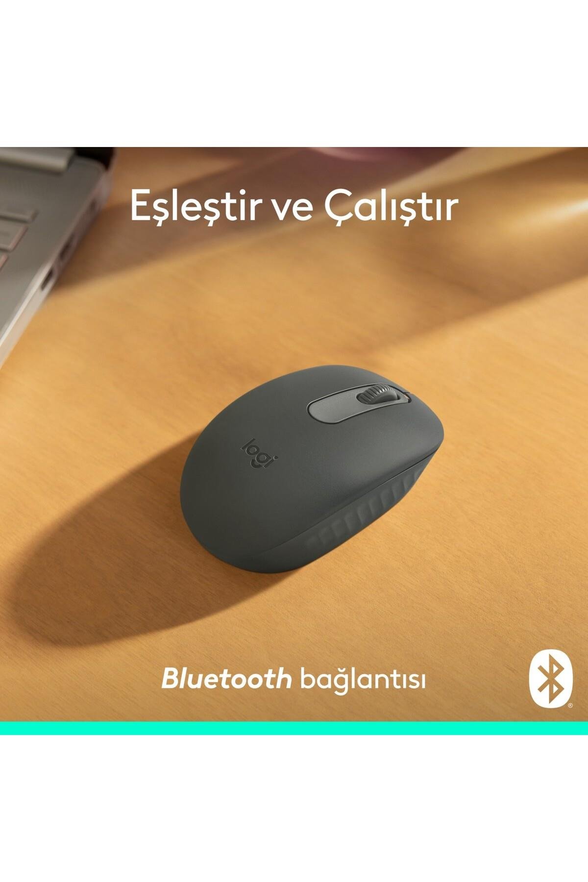 M196 Bluetooth Kablosuz Kompakt Pc ve Mac ile Uyumlu Mouse - Siyah
