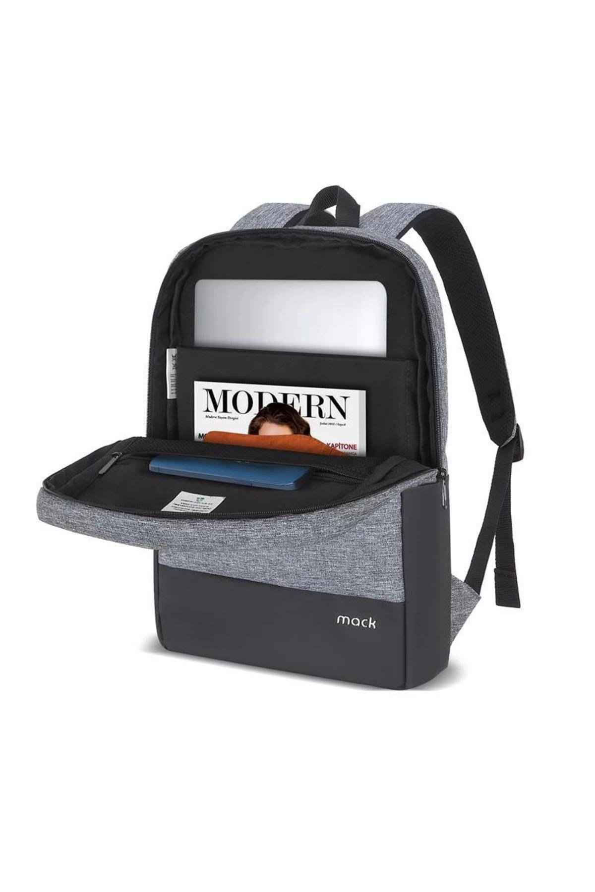 MACK MCE-1104 15.6 UNICITY ECO NOTEBOOK SIRT ÇANTASI GRİ