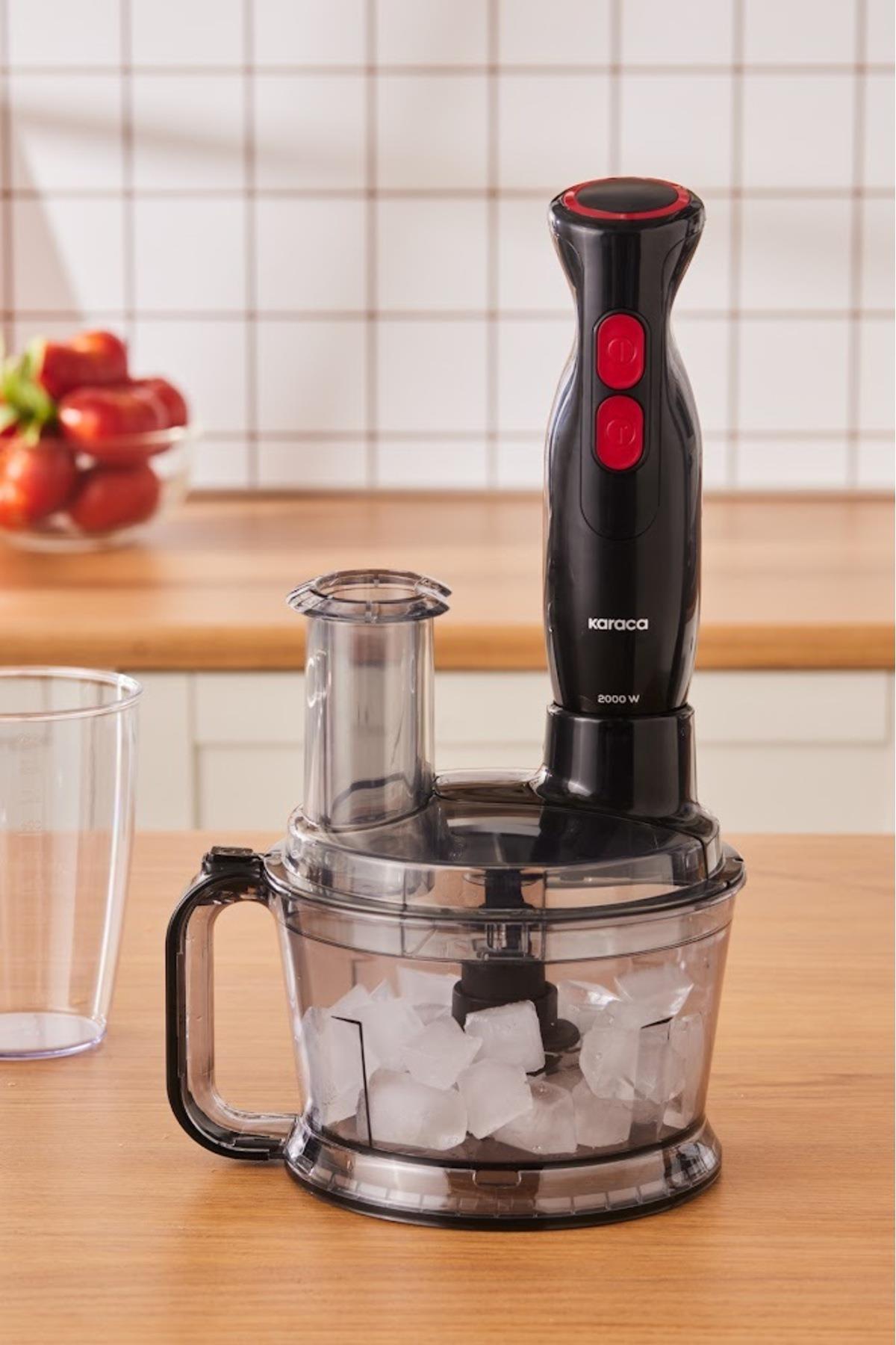 Pro Multimax 6 in 1 Çok Amaçlı Mutfak Robotu/Blender Seti Space Gray 2000 W