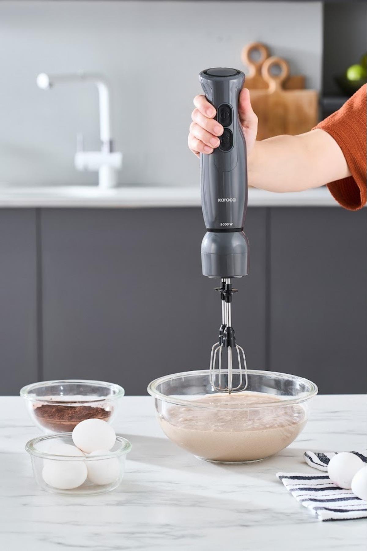 Pro Multimax 6 in 1 Çok Amaçlı Mutfak Robotu/Blender Seti Space Gray 2000 W