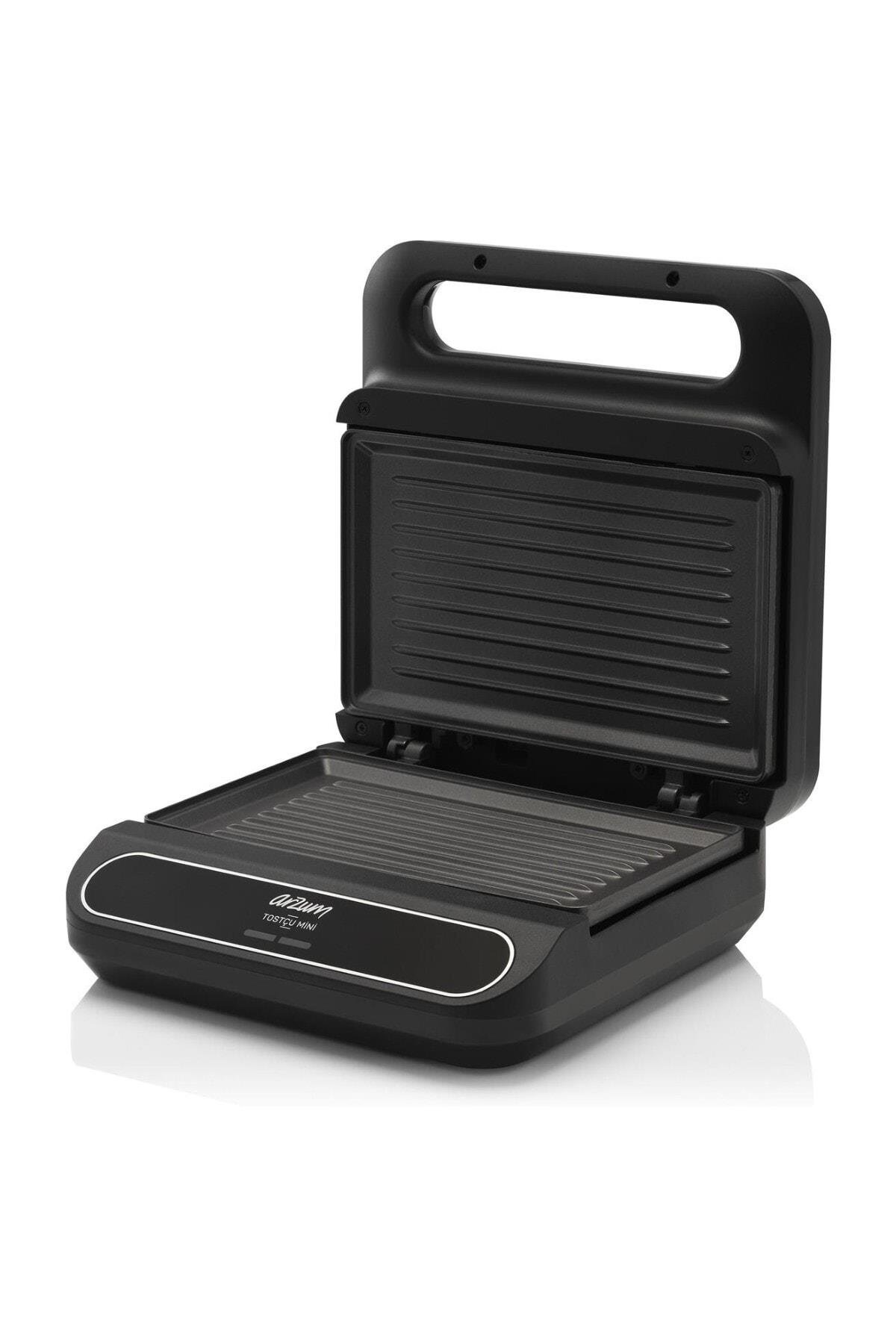 Tostçu Mini Tost Makinesi 2 Dilim Kapasiteli 750W Siyah - AR2052-S