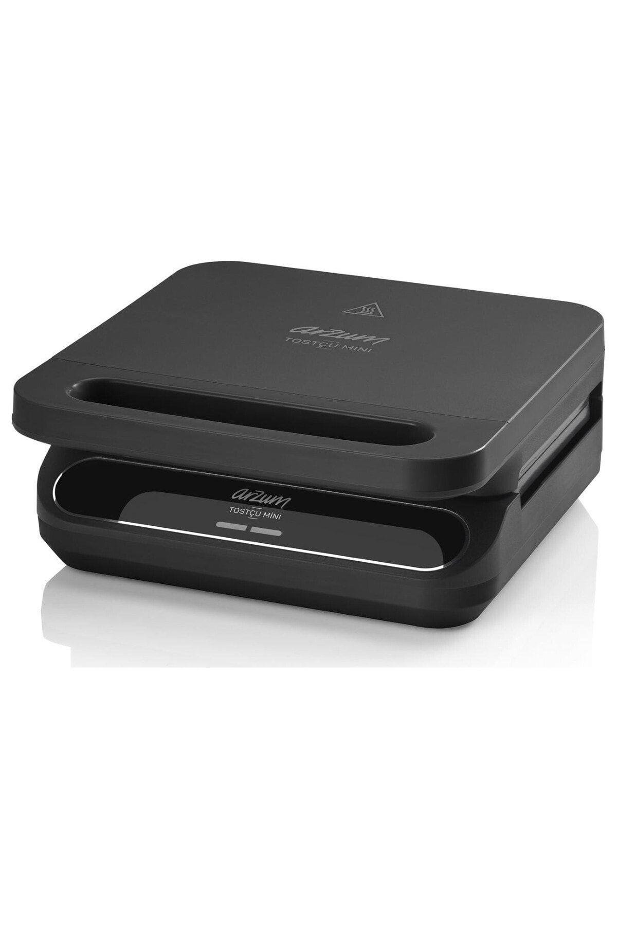 Tostçu Mini Tost Makinesi 2 Dilim Kapasiteli 750W Siyah - AR2052-S