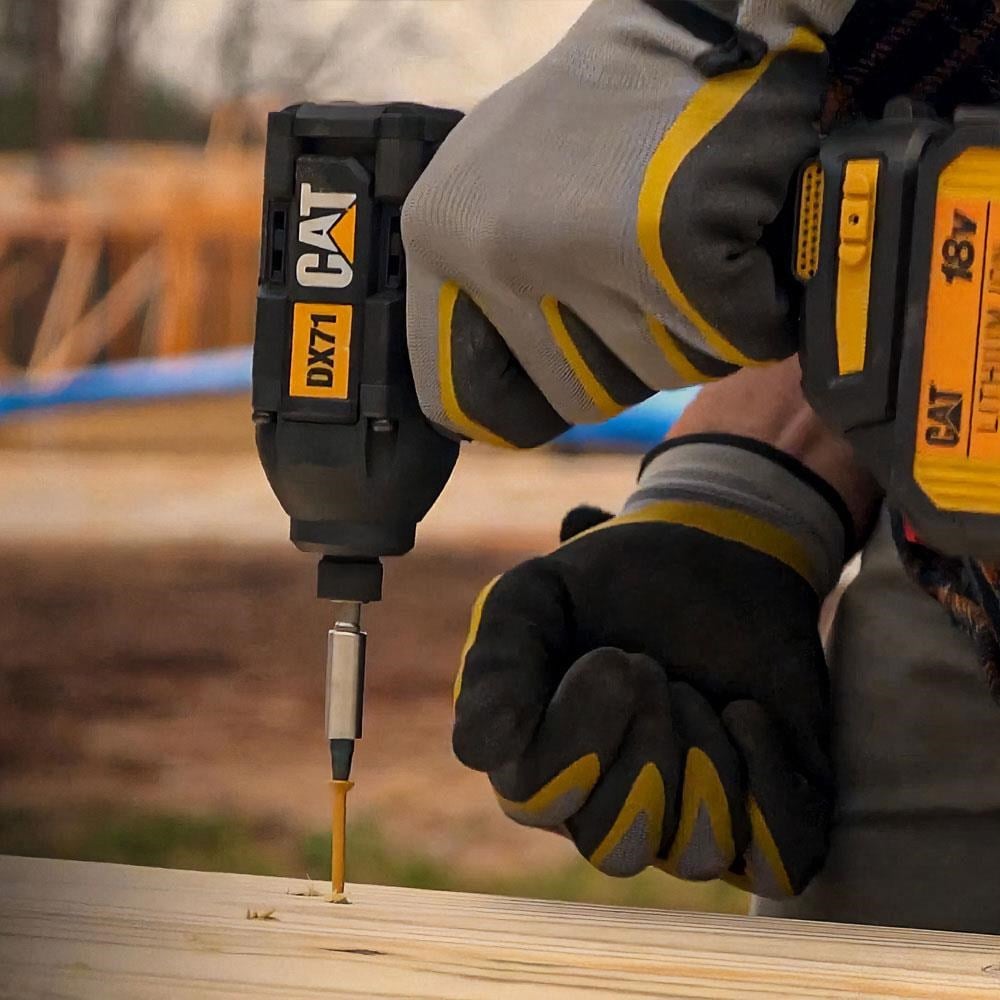 CAT DX71.2 18Volt 4.0Ah Li-ion Çift Akülü 215Nm Kömürsüz Profesyonel Şarjlı Darbeli Tornavida