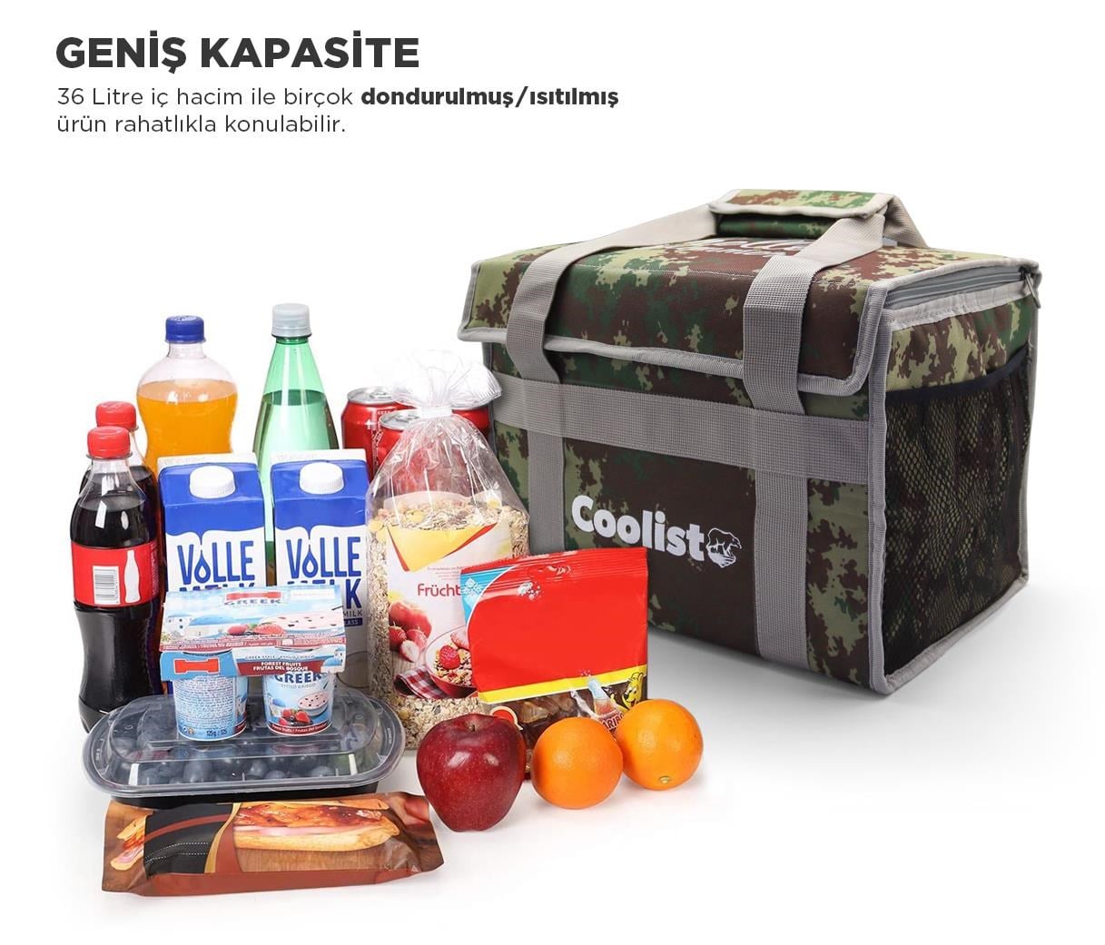 Coolist CL36C 36 Litre Katlanabilir Termos Bez Çanta / Buzluk