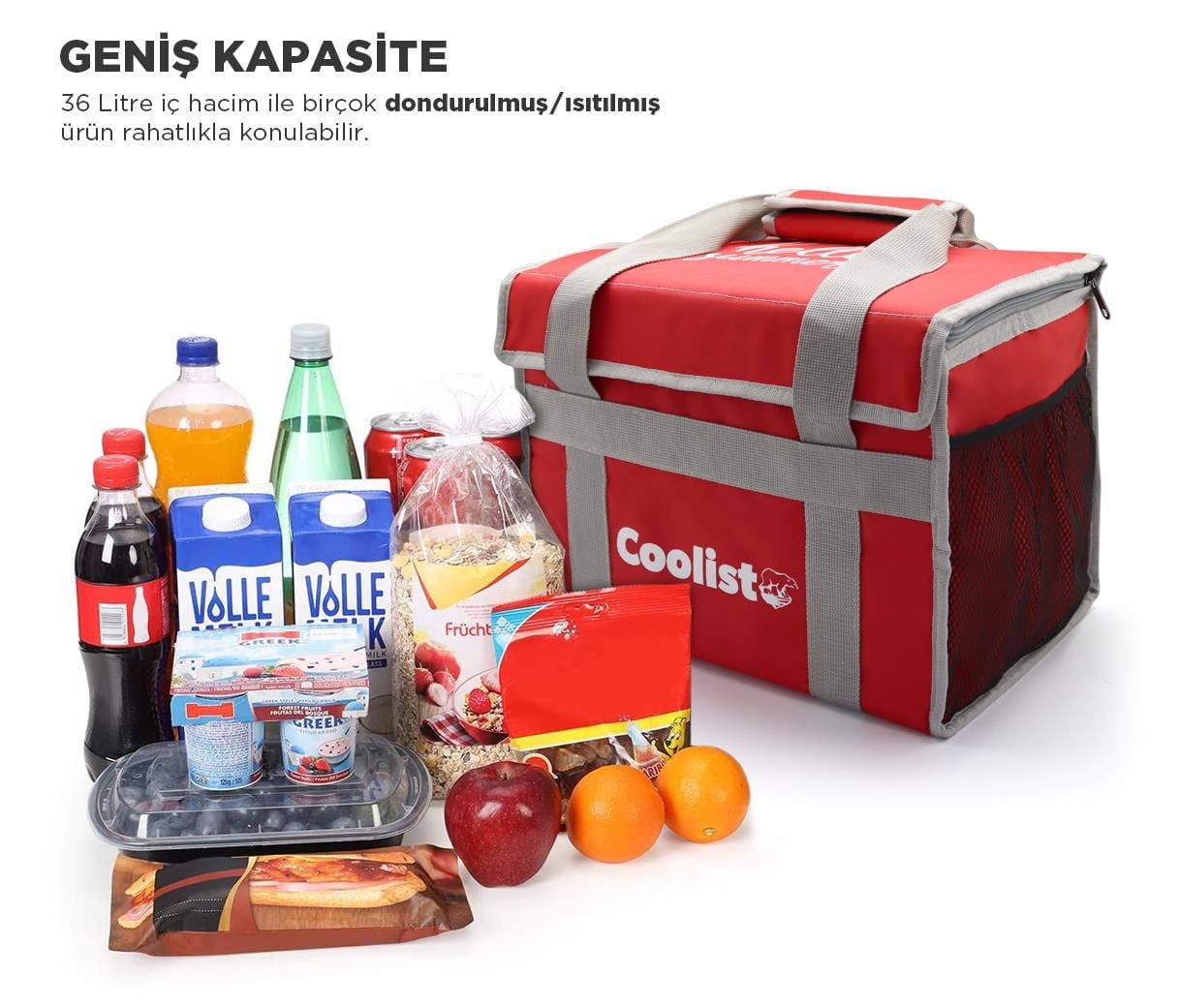 Coolist CL36R 36 Litre Katlanabilir Termos Bez Çanta / Buzluk