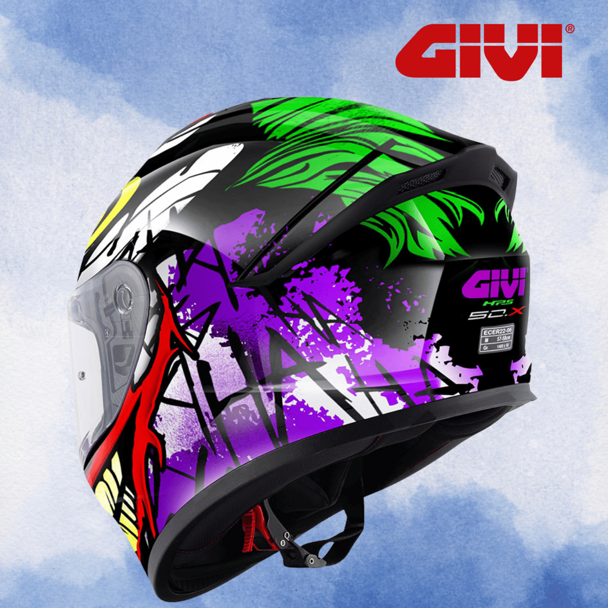 GIVI 50.X JOKE SİYAH KASK