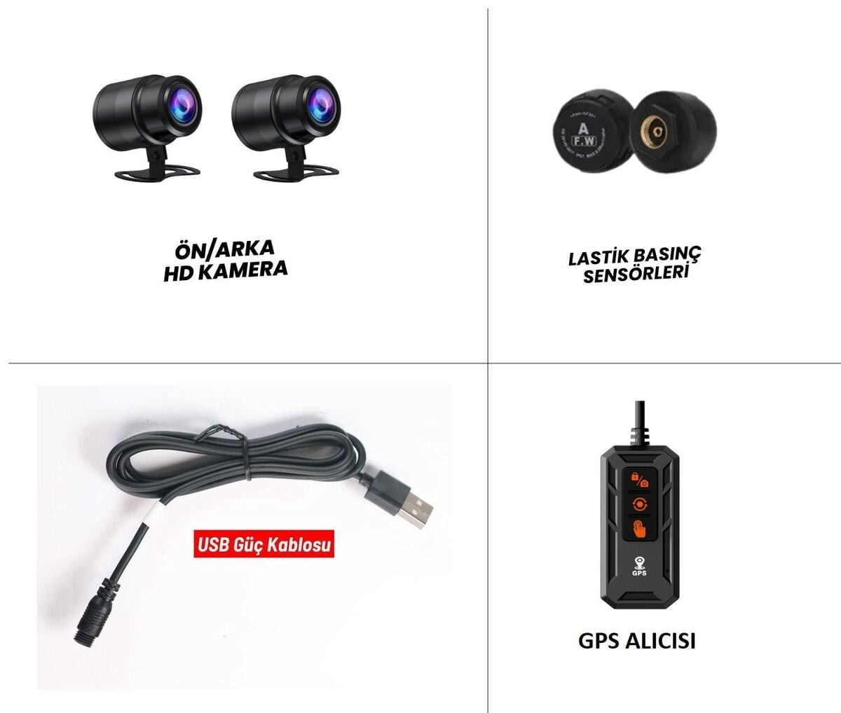 KN Master MotoPlay 2000 – 6.25” 2K Çift Kameralı Kablosuz CarPlay & Android Auto Destekli Motosiklet Multimedya Ekranı