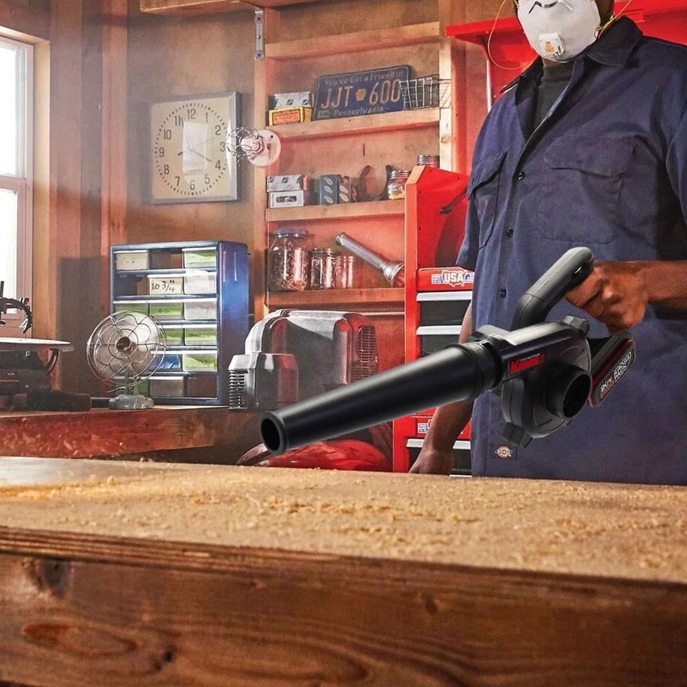Kress KUF30.9 20Volt Profesyonel Devir Ayarlı Üfleyici + 5 Parça Aksesuar (Akü Dahil Değildir)