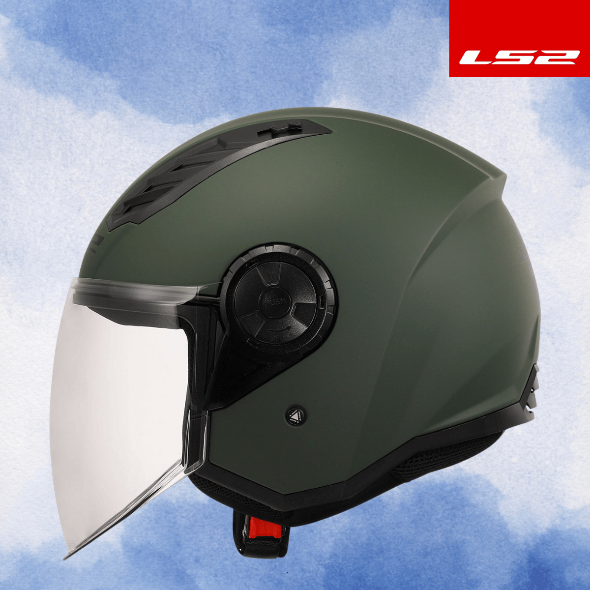 LS2 AIRFLOW 2 MAT YEŞİL KASK