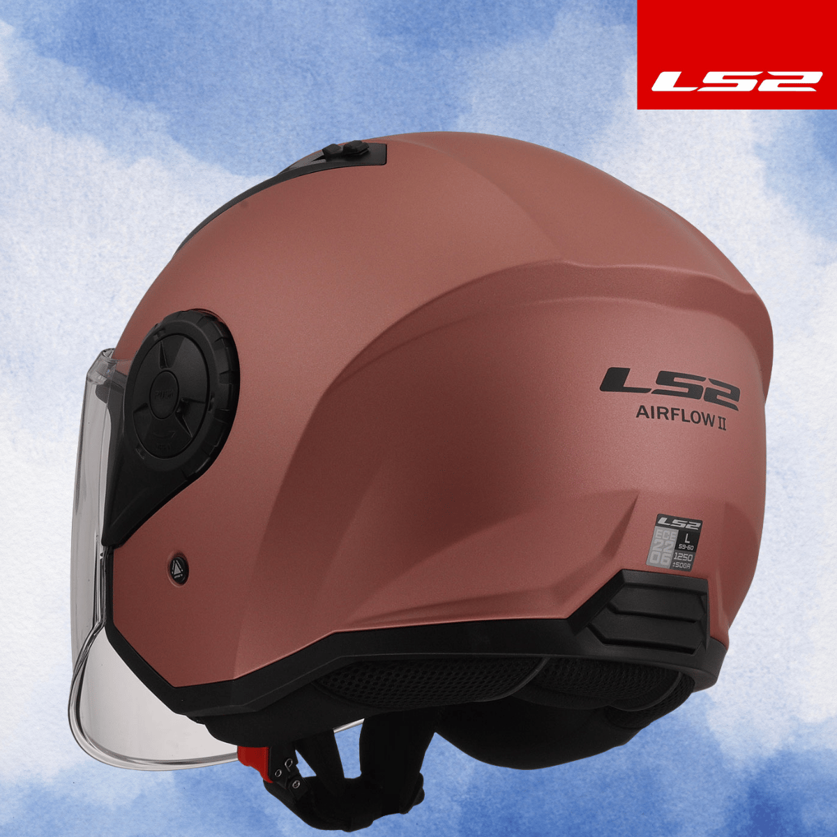 LS2 AIRFLOW 2 ROSE GOLD KASK