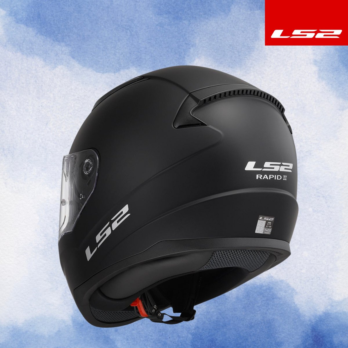 LS2 RAPID 2 MAT SİYAH KASK