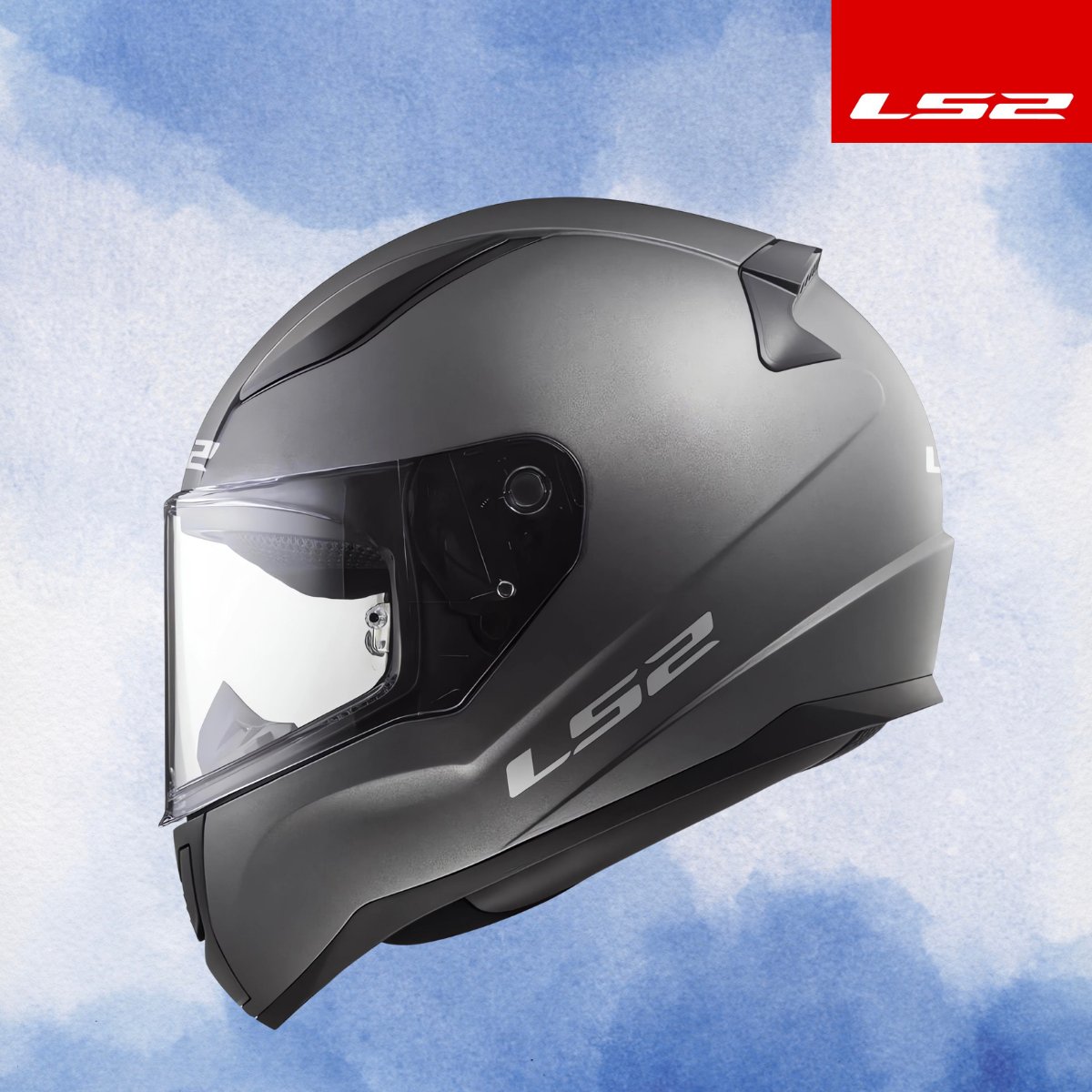 LS2 RAPID 2 MAT TITANIUM KASK