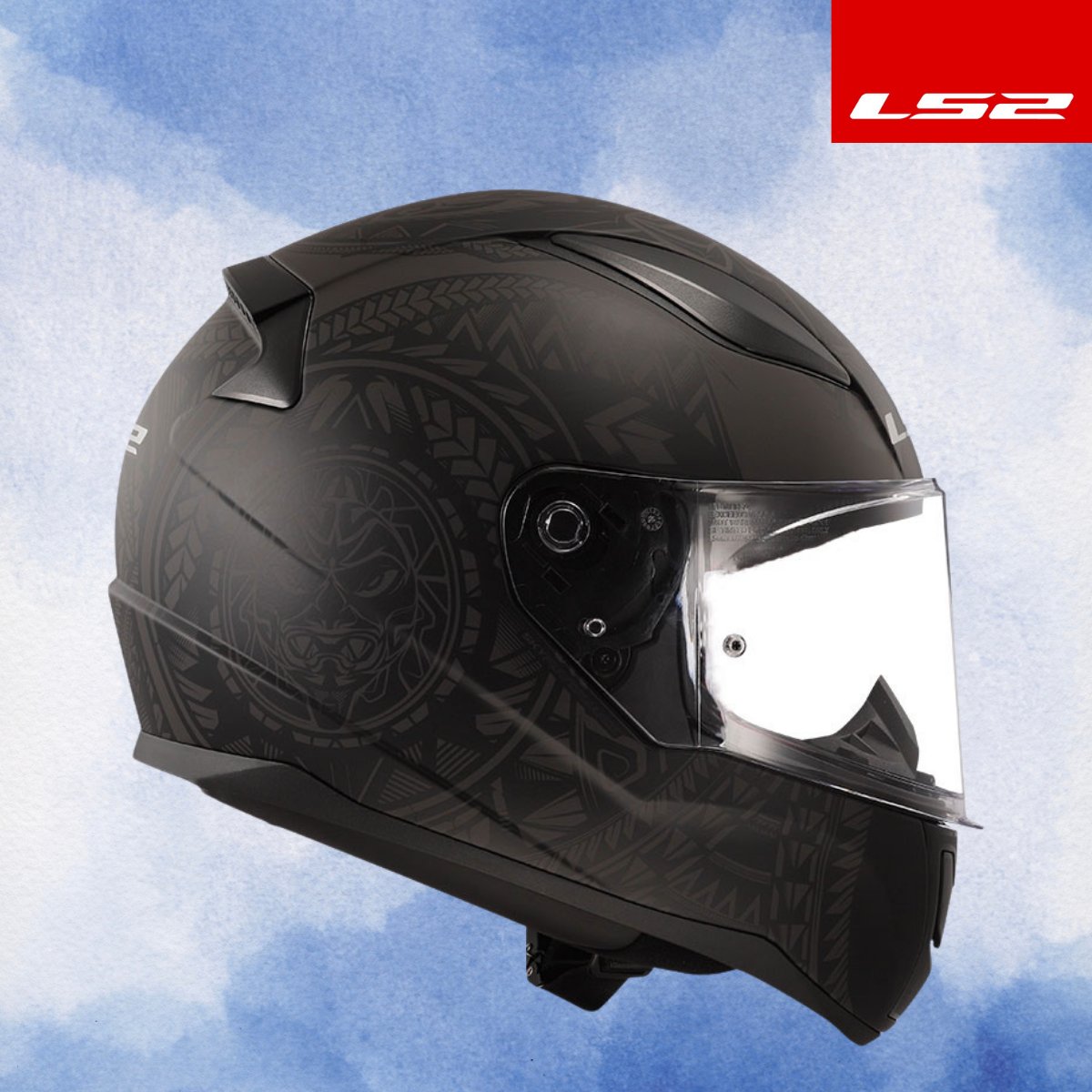 LS2 RAPID 2 TAKAROA MAT SİYAH KASK