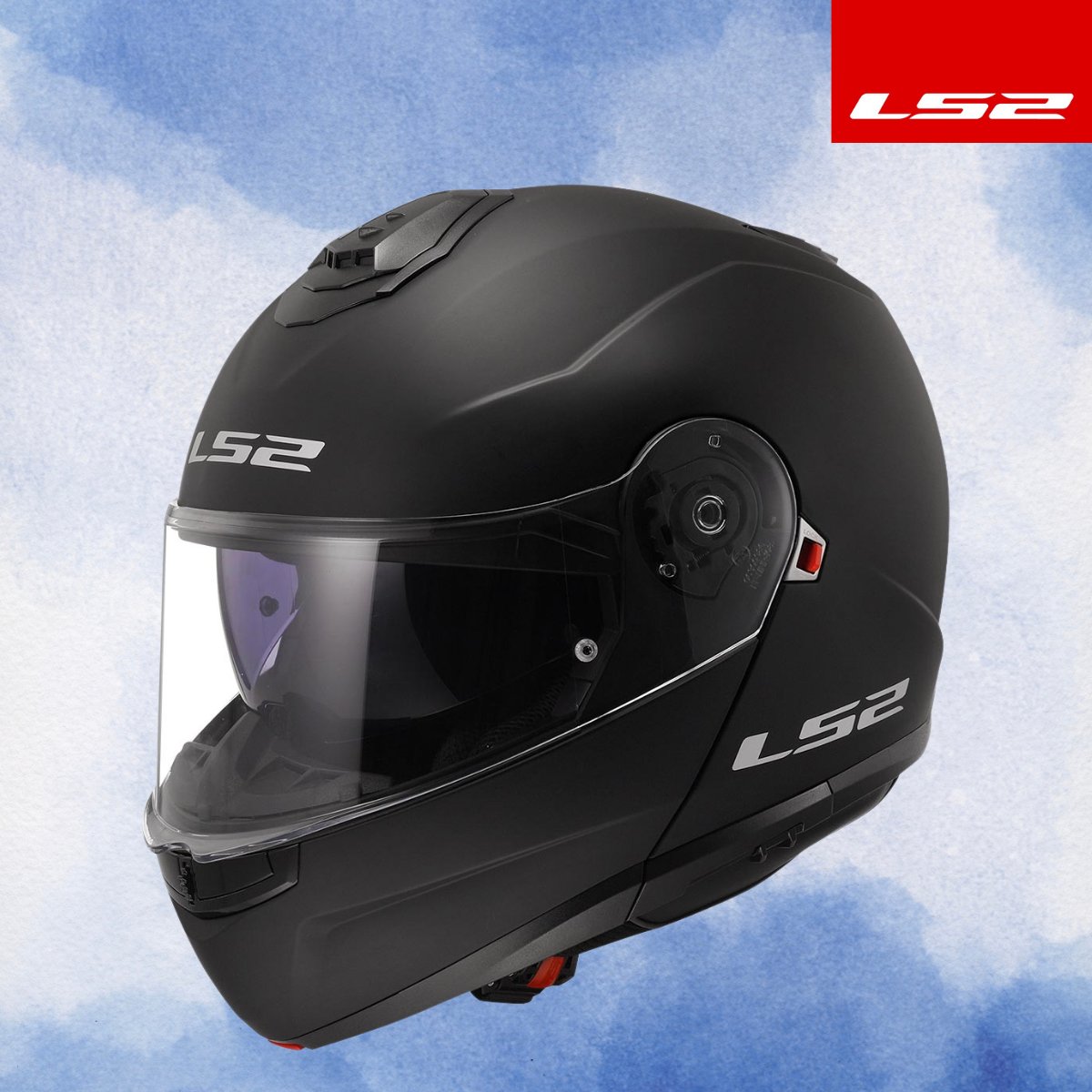 LS2 STROBE 2 MAT SİYAH KASK