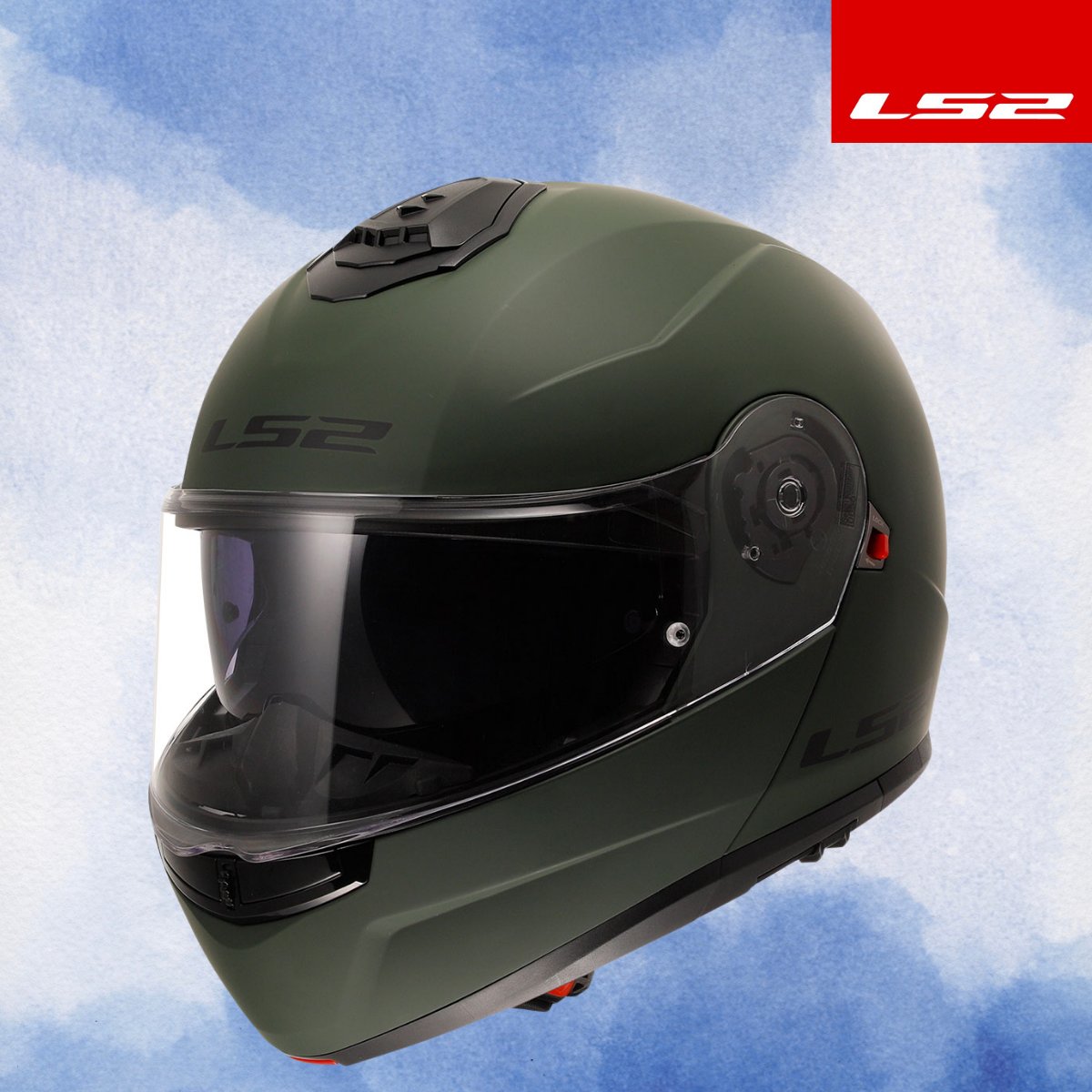 LS2 STROBE 2 MAT YEŞİL KASK