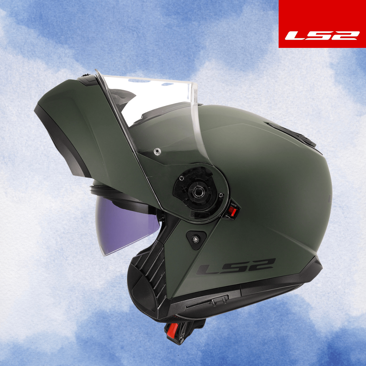 LS2 STROBE 2 MAT YEŞİL KASK