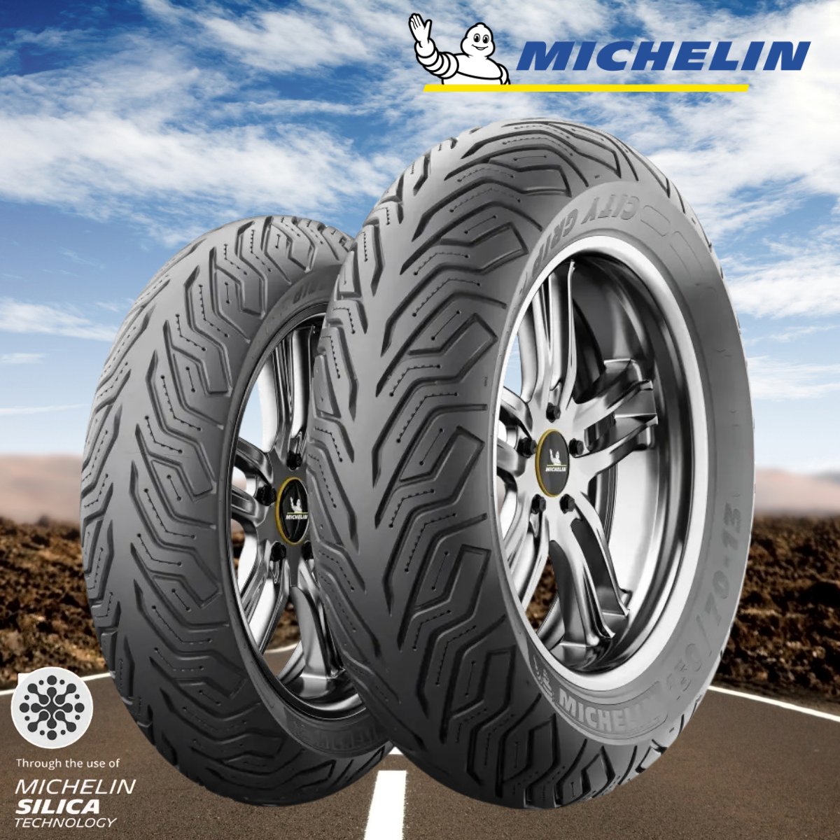 Michelin Set Honda PCX (2015-2017) 90/90-14 ve 100/90-14 City Grip 2 Ön Arka Takım
