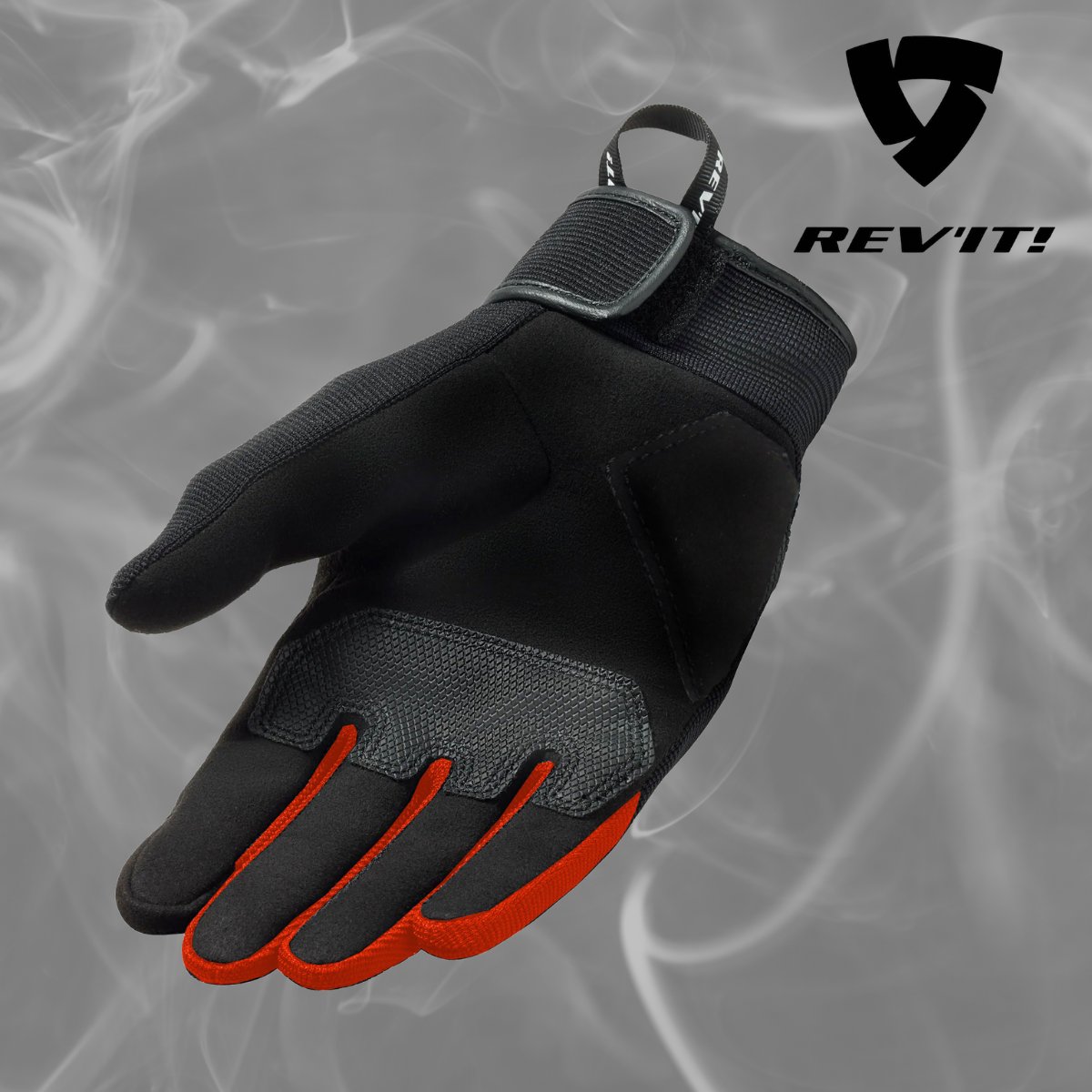 REVIT COOL ELDİVEN SİYAH-KIRMIZI