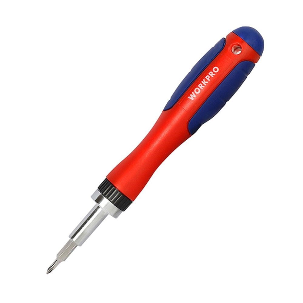 WORKPRO WP200516 18 Parça Profesyonel CR-V Cırcırlı Hassas/Elektronikçi Bits Tornavida Seti