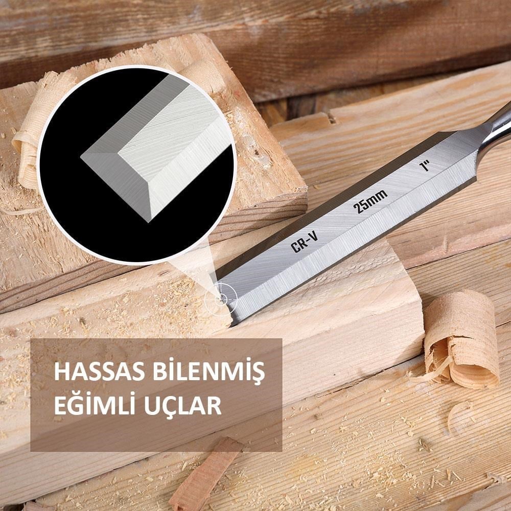 WORKPRO WP201301 12-20-25MM Üçlü Profesyonel İskarpela Seti