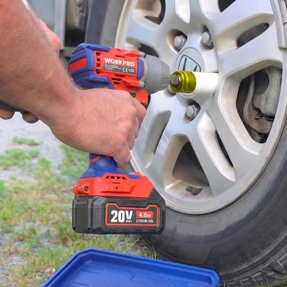 WORKPRO WP202591 17/19/21mm 3 Parça 1/2‘’ Cr-Mo Profesyonel Darbeli Derin Lokma Seti