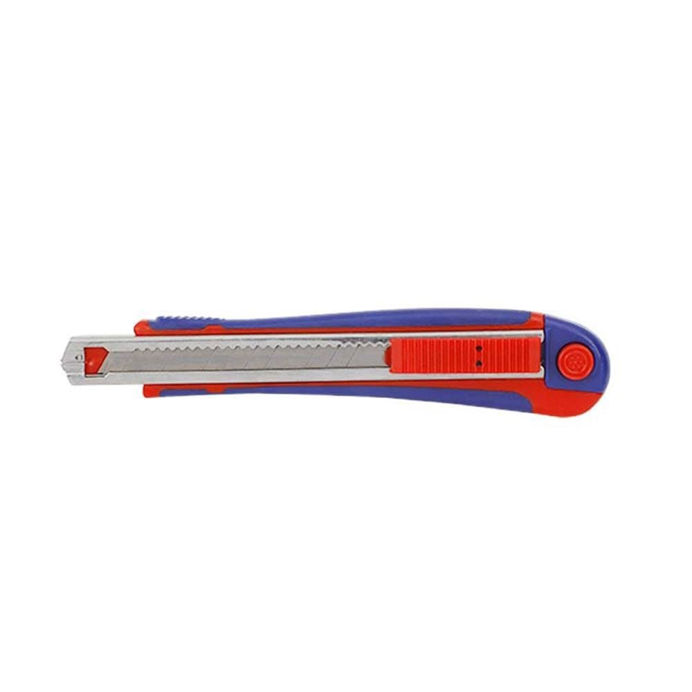 WORKPRO WP212010 9MM Ağır Hizmet Paslanmaz Çelik Kasa Yedek Kartuşlu Maket Bıçağı + 2 Adet Yedek Bıçak
