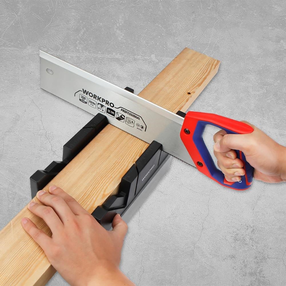 WORKPRO WP215029 300mm 45/90/135° Profesyonel Şevli/Gönye Kutusu (Testere Dahil Değildir)