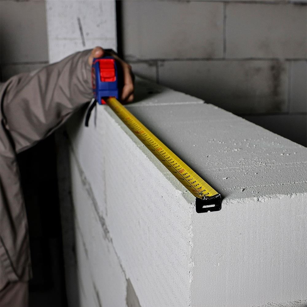 WORKPRO WP261010 7,5Mx25mm/25Ft. Naylon Kaplama Sarı Çelik Şerit Metre