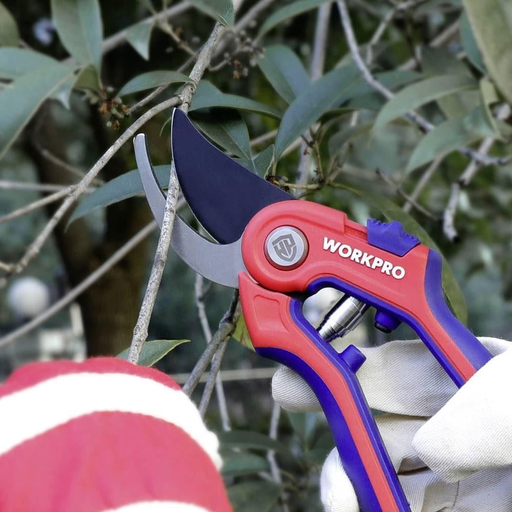 WORKPRO WP332009 Profesyonel Bağ Bahçe Dal Budama Makası