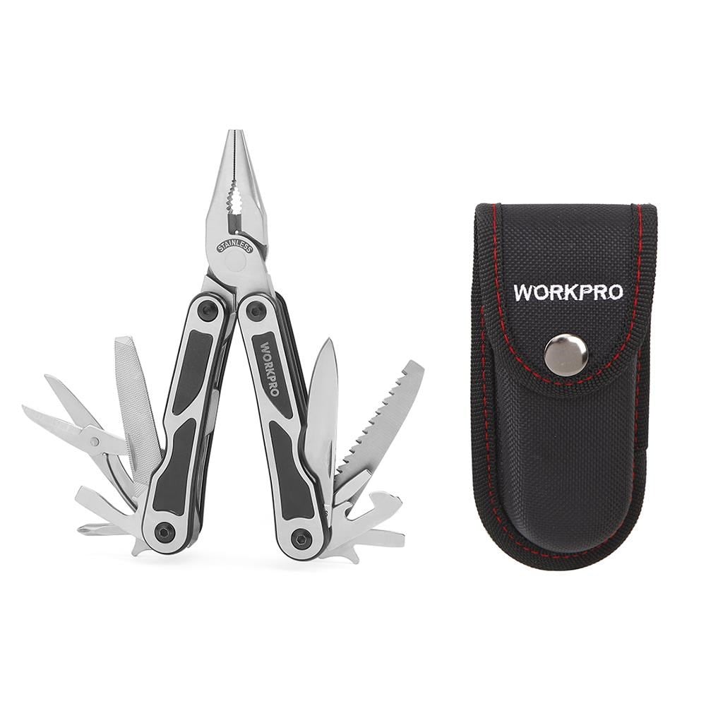 WORKPRO WP382009 15 IN 1 Çok Fonksiyonlu Profesyonel Pense Seti + Taşıma Kılıfı