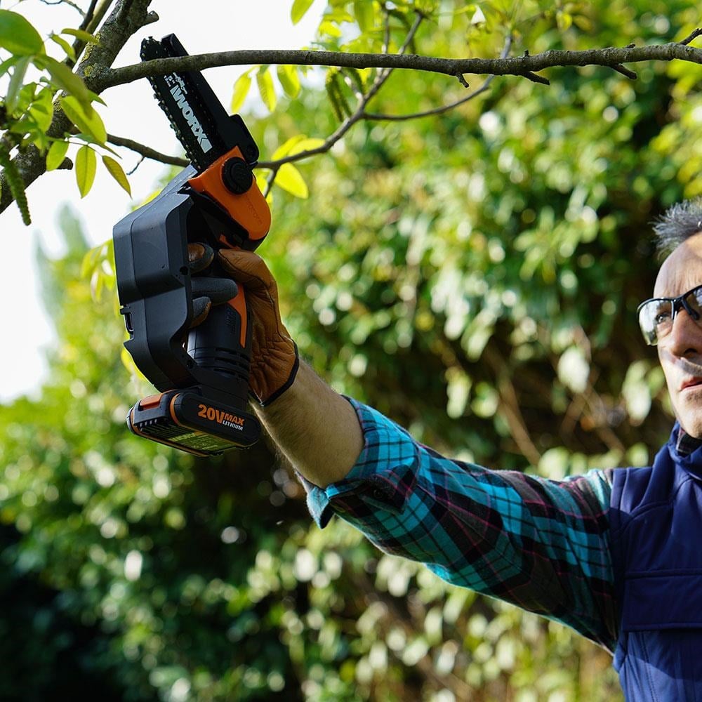 WORX WG324E 20Volt 2.0Ah Li-ion 12CM Profesyonel Şarjlı Zincirli Testere