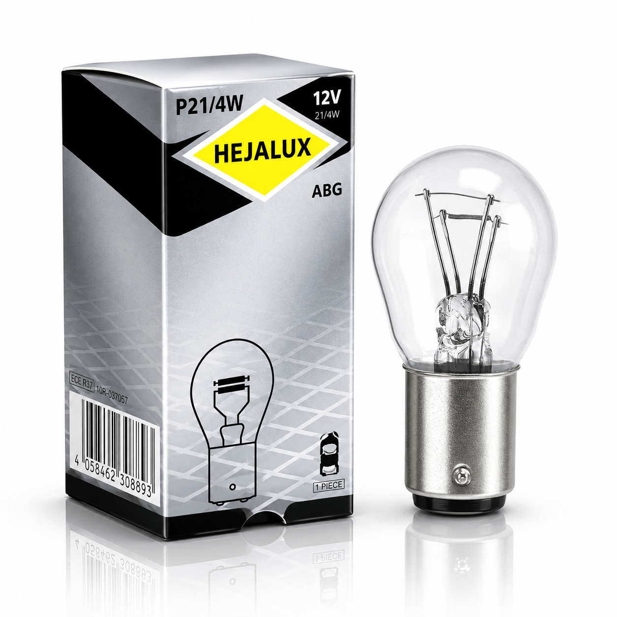 1016 HEJALUX 12V 21/4W Yakın Tırnak Halojen Ampul 10 Adet (14232)