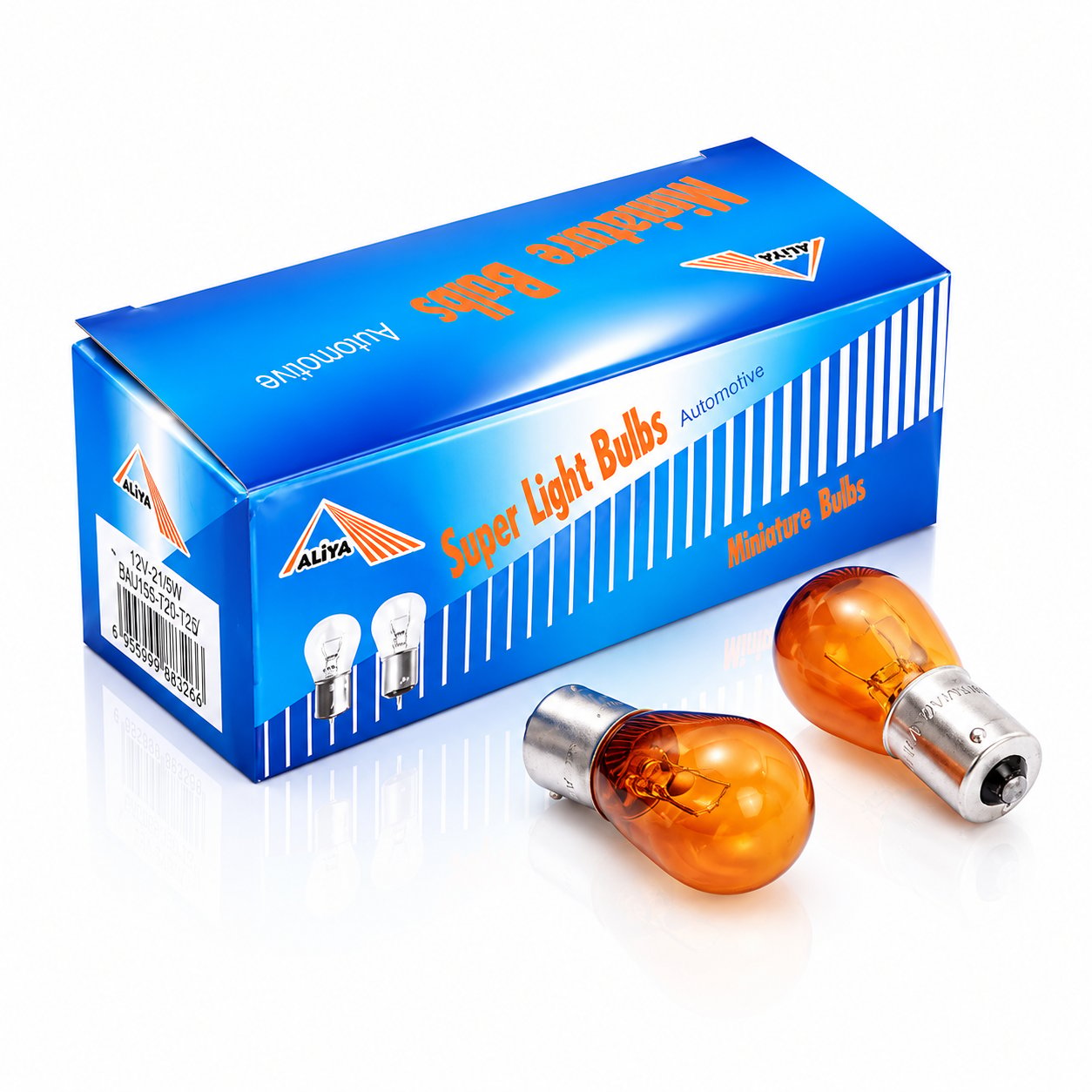 Aliya 93 Tek Duy Turuncu 12V Düz Tırnak(10 Adet)